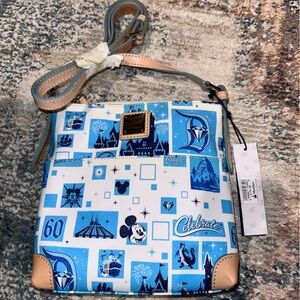 Dooney & Bourke Disneyland Blue and White Crossbody Bag